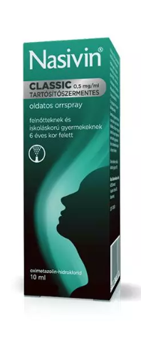 Nasivin Classic Tartósítószer-mentes