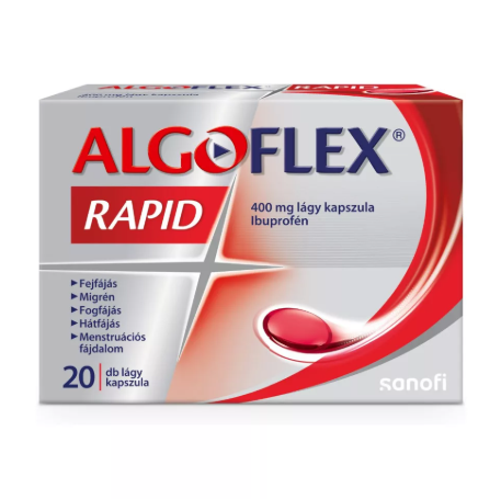 Algoflex Rapid 400 mg<br>Lágy kapszula